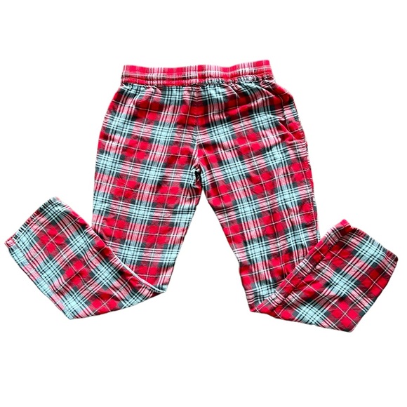 PJ Salvage Women’s Pajamas P.J. Pants Bottoms Bottom Red Plaid 2 XS Lightweight - Picture 3 of 7